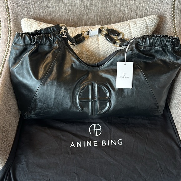 Anine Bing Kate tote in black. New with dust bag. - Picture 14 of 16